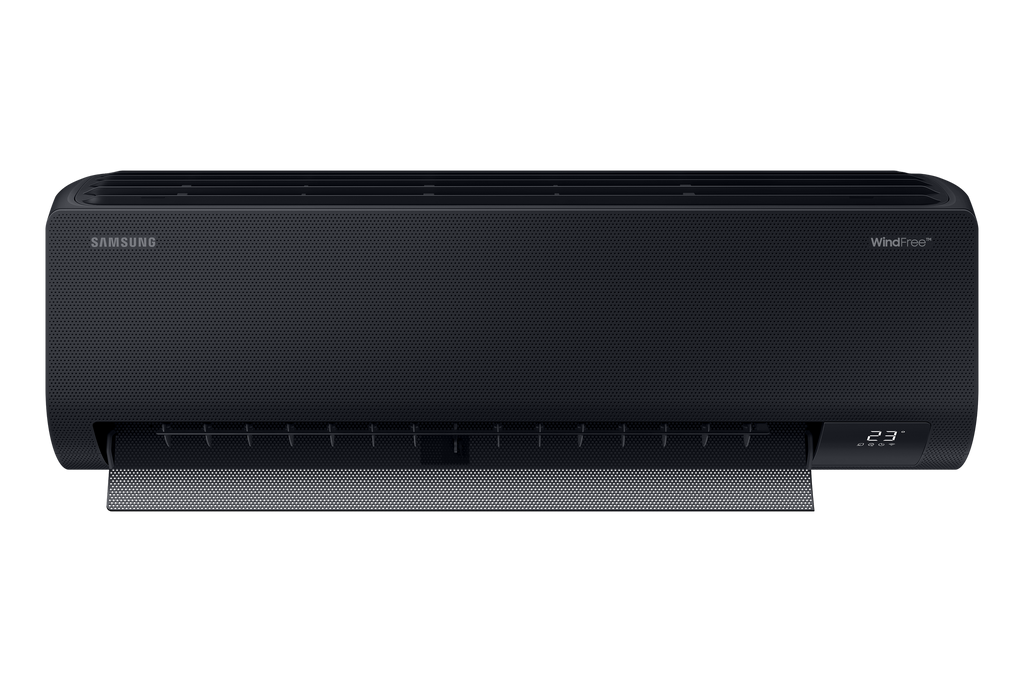 Samsung WindFree Avant wall unit (pictured in black; multi split units supplied in white)